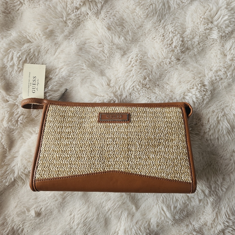GUESS Brown and Tan Women's Bag